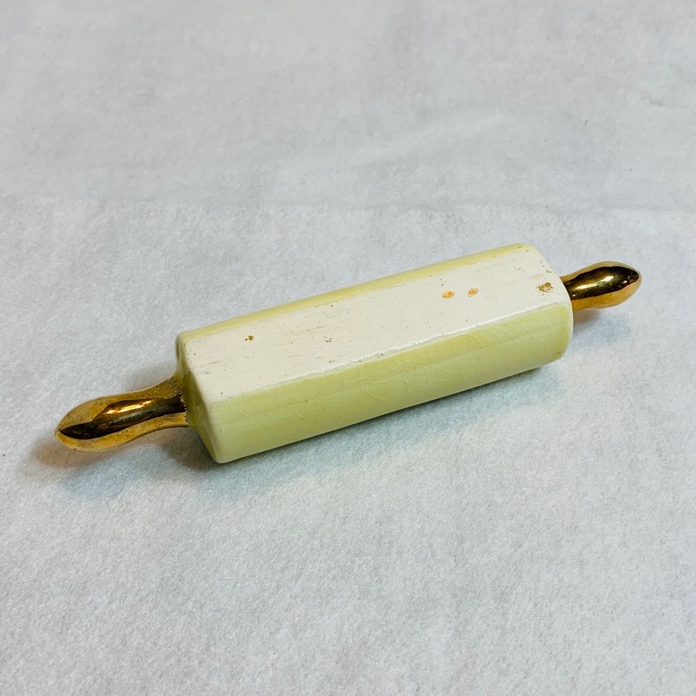Ceramic Rolling Pin Recipe or Business Card Holder - Picture 9 of 9